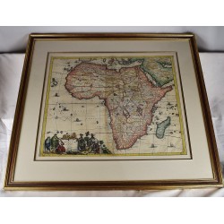 Totius Africae Accuratissima Tabula (17th Century Map of Africa)